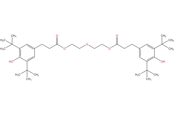 3,5-Bis (1,1-dimetiletil)-4-hydroxybenzenepropanoic asit thiodi-2, 1-etanadiil ester