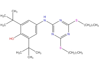 2,6-Di-tert-butyl-4-[[4,6-bis(octylthio)-1,3,5-triazin-2-yl]amino] fenol
