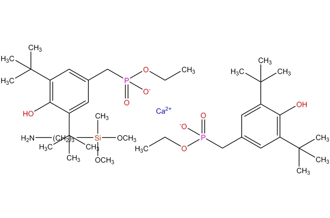 Kalsiyum dietil bis[[[3,5-bis (1,1-dimetiletil)-4-hidroksifenil] metil] fosfonat]
