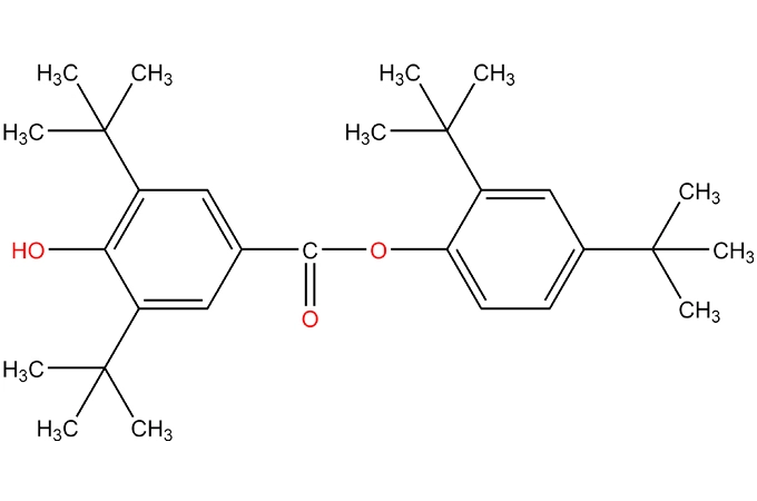 2,4-Di-tert-butylphenyl-4 '-hydroxy-3',5 '-di-tert-butil benzoat