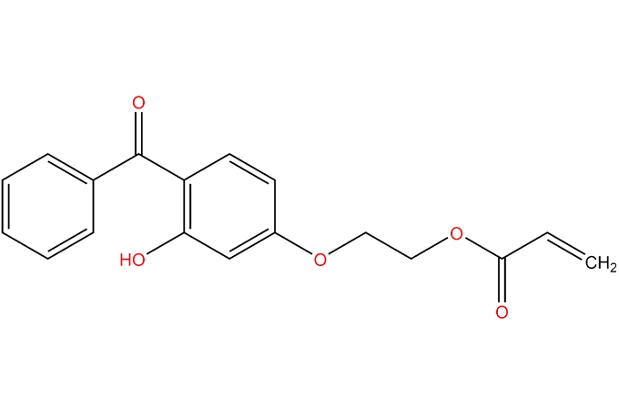 2-(4-Benzoyl-3-hydroxyphenoxy) etil akrilat; 2-hidroksi-4-(akrilioksi) benzofenon