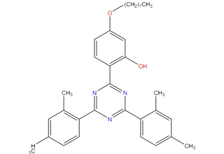 2-[4,6-Bis (2,4-dimetilfenil)-1,3,5-triazin-2-yl]-5-(oktiloksi) fenol