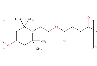 4-hidroksi-2, 2,6,6-tetramethyl-1-piperidine etanol ile Dimethyl süksinat polimer