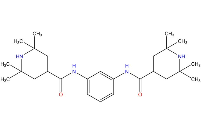 N,N'-bis(2,2, 6,6-tetrametil-4-piperidyl) izoftallamid