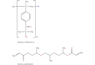 Oligomerik alfa hidroksi keton (75% wt) ve tripropylene glikol diakrilat (25% wt)