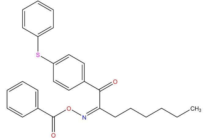 1-[4-(feniltiyo) fenil]-1,2-oktandion 2-(o-benzoiloksim)