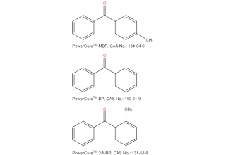 4-metilbenzofenon ve benzofenon ve 2-metilbenzofenon