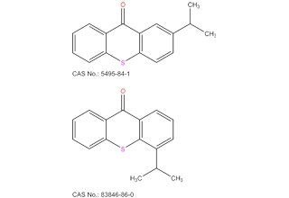2-izopropil tioksanon ve 4-izopropil tioksantin karışımı