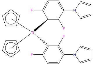 Bis (cyclopentadienyl) bis [2,6-difluoro-3-(1-pyrryl) fenil titanyum