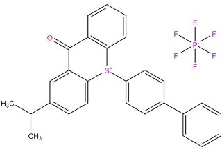 10-[1,1 '-Bipheny]1-4-yl-2-(1-metiletil)-9-oxo-9H-thioxanthenium hexafluorofosfat
