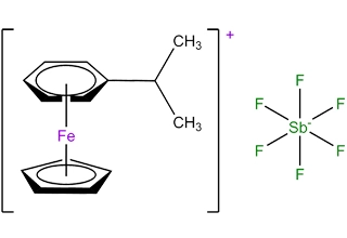 Cyclopentadienyliron(ii) hexa-floroantimonate