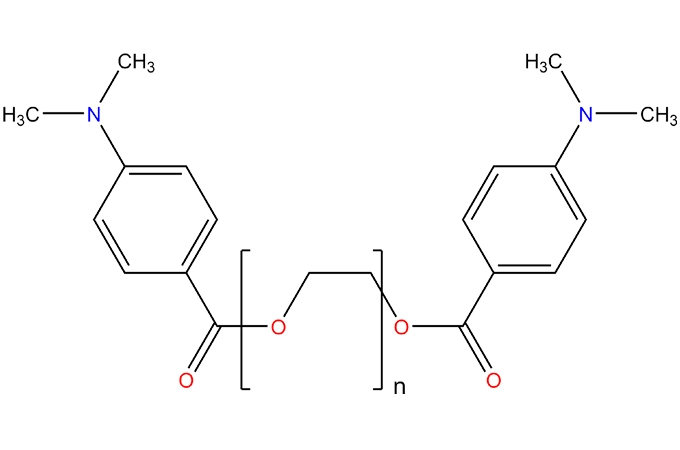 Poli (etilen glikol) bis (p-dimetilaminobenzoat)