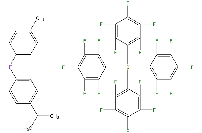 (4-izopropilfenil) (p-tolil) iodoniumtetrakis (pentaflorofenil) borat