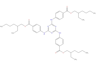 Tris (2-etilheksil)-4,4 ',4 ''-(1,3,5-triazine-2, 4,6-triiltriimino) tribenzoat