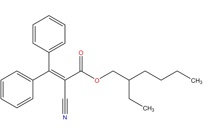 2-etilheksil 2-siyano-3, 3-difenil-2-akrilat