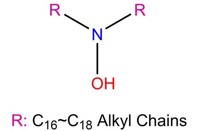 Bis (hidrojene tallow C16-18-alkyl) hidroksilamin